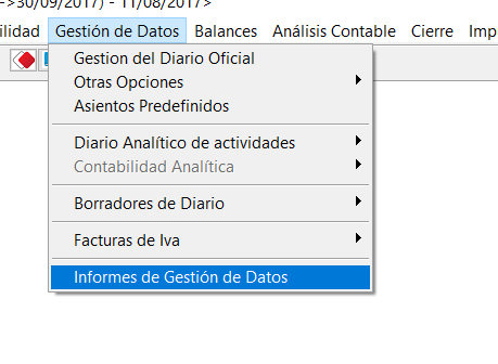 Informes de Gestión de Datos