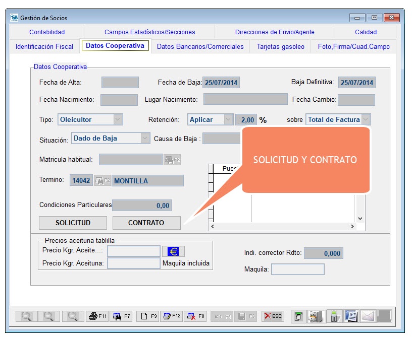 Impresión contrato agricultor