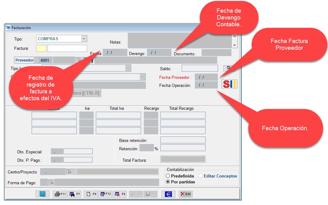 Facturación de Compras