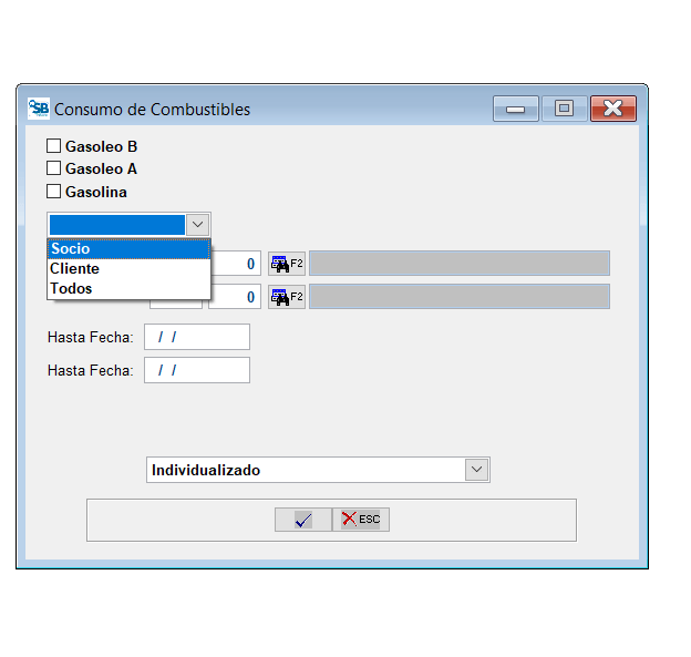 Consumo de Combustibles