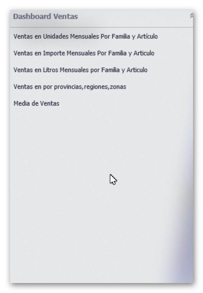 ventana informes de ventas