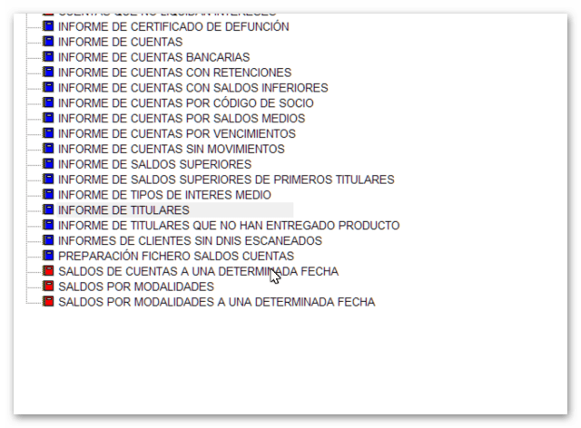 Informe de Titulares
