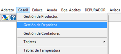 Ruta Gestión de Depósitos