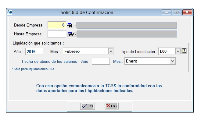 Solicitud de Confirmación