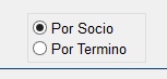 Registro por Socio o por Término