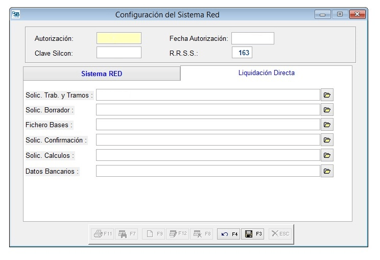 Configuración del Sistema Red