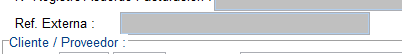 Campo Referencia Externa