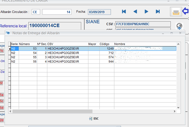 Icono Notas de Entrega