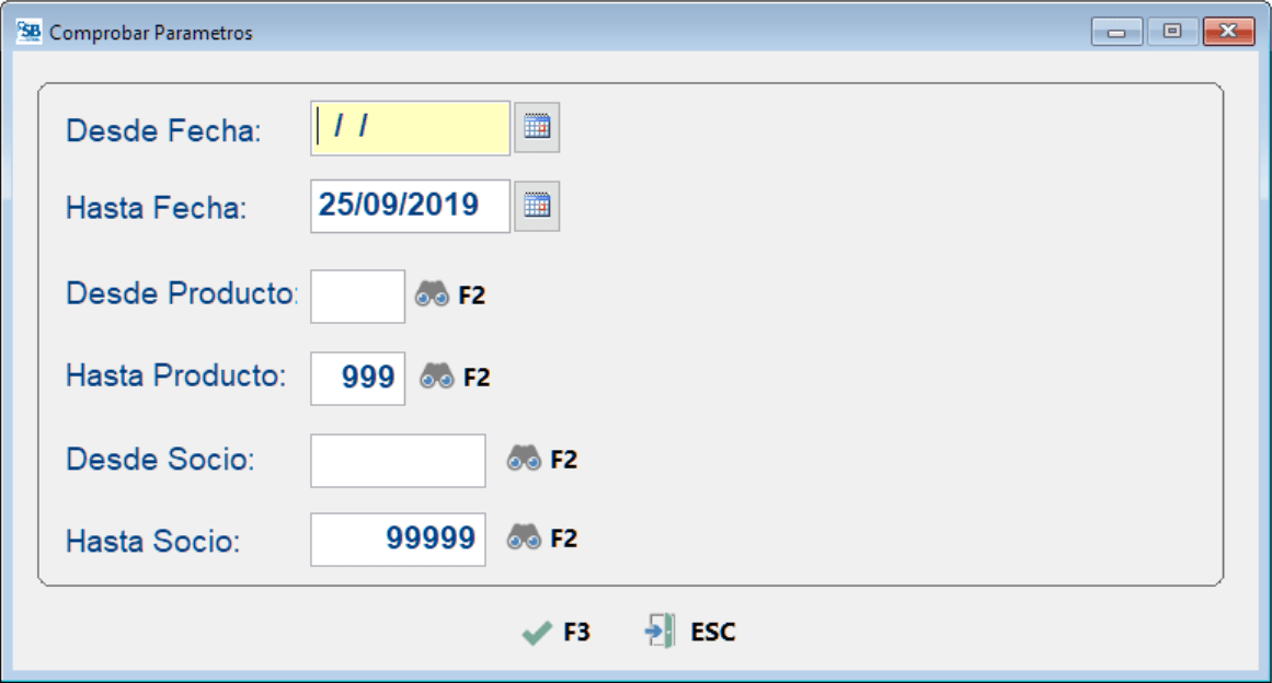 Comprobar Parámetros