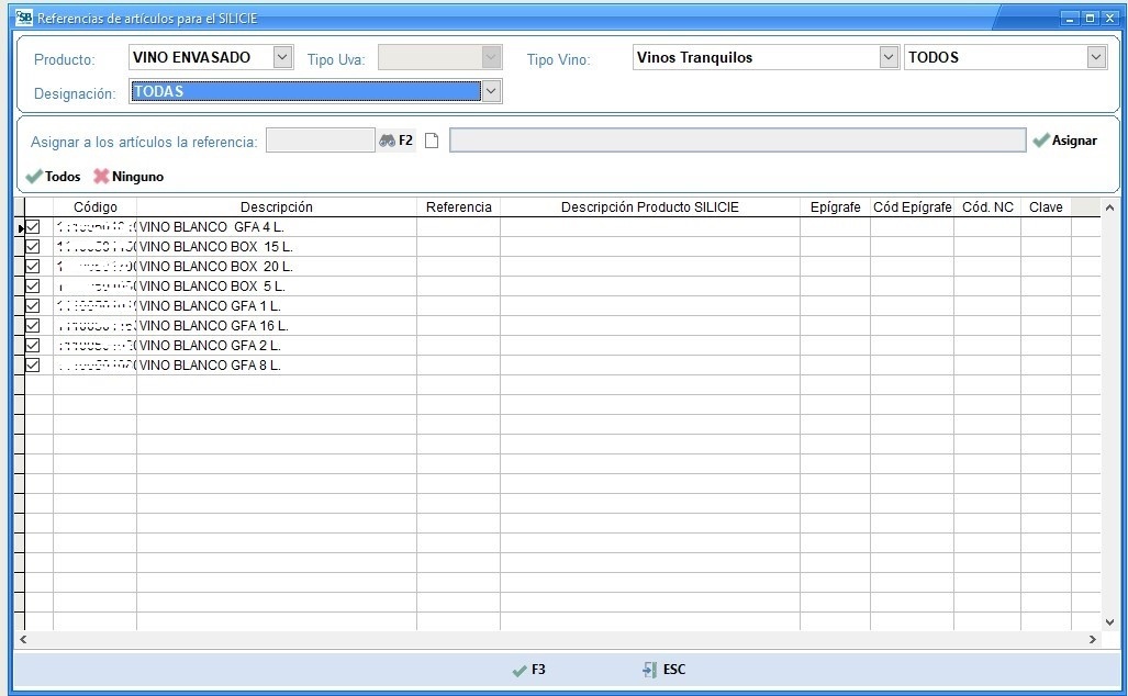Referencias de artículos para el SILICIE