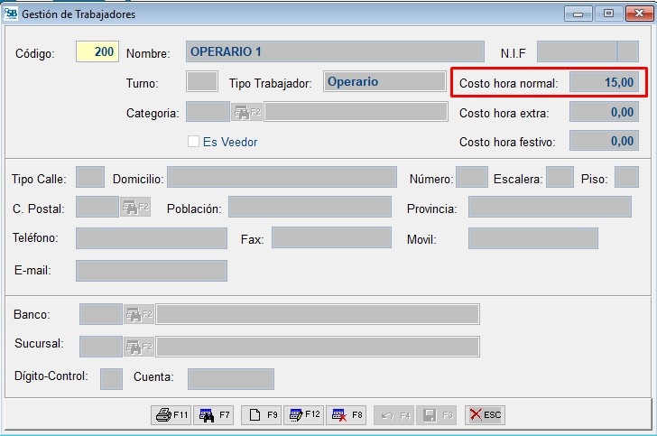 Gestión de Trabajadores